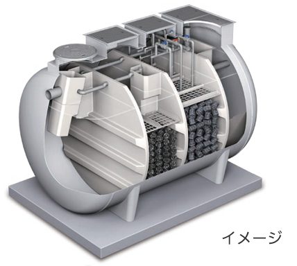 大型浄化槽 | 商品紹介 浄化槽 | フジクリーン工業株式会社